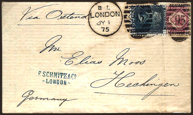 1 July 1875, Universal Postal Union First Day Cover!